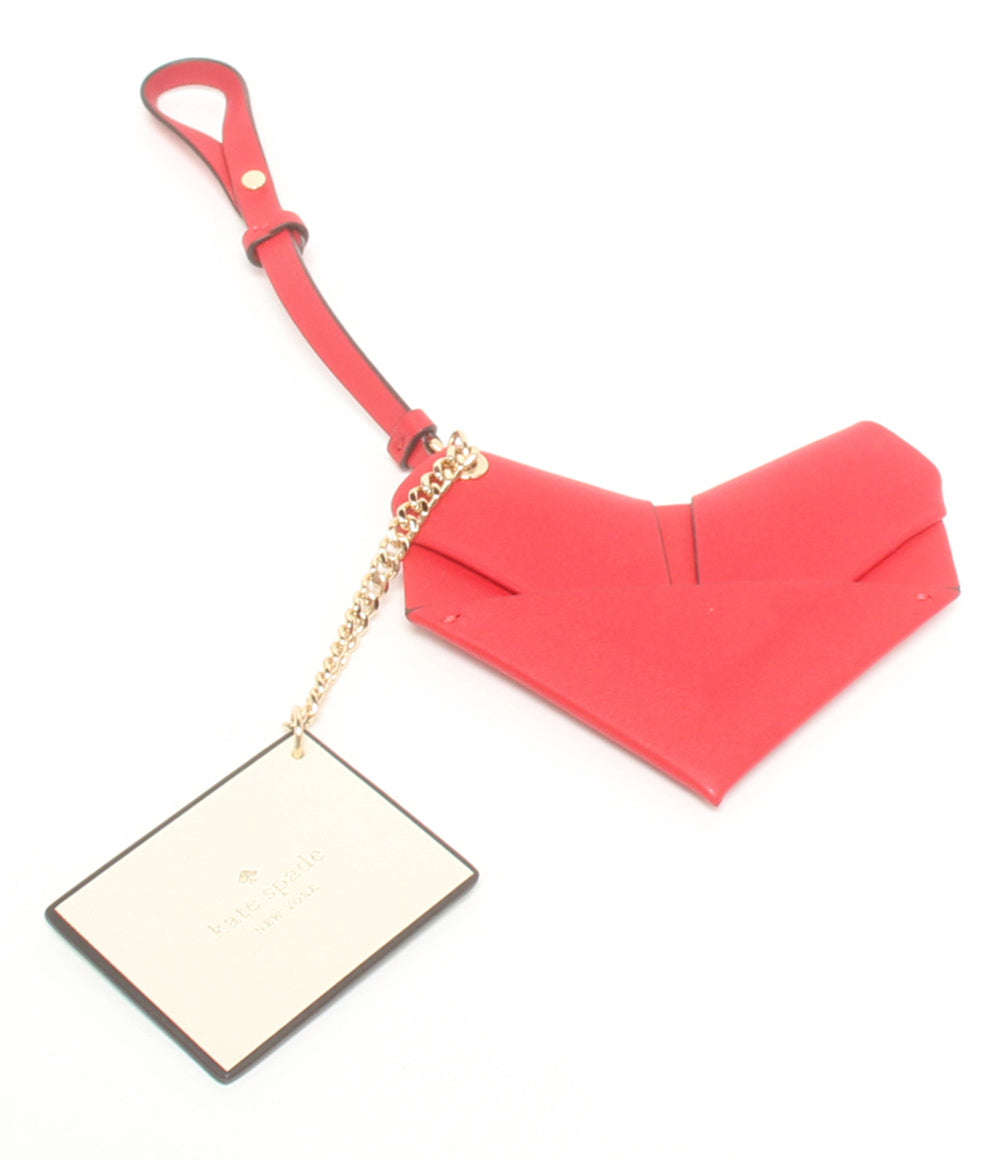 美品 Kate Spade チャーム ユアーズ トゥルーリー オリガミ ハート ダングル レディース ケイトスペード