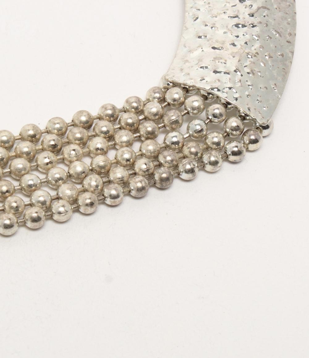 YOHAI チョーカー ネックレス イヤリング ボールチェーン 2点セット レディース