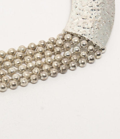 YOHAI チョーカー ネックレス イヤリング ボールチェーン 2点セット レディース