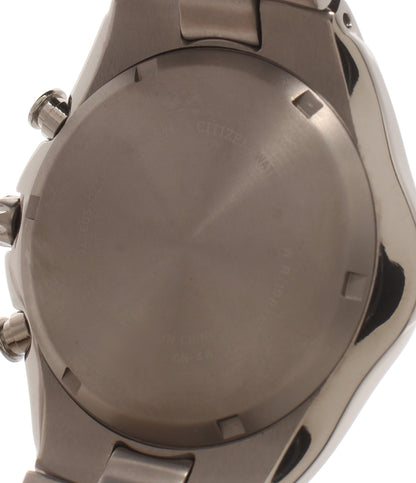 美品 CITIZEN 腕時計 オルタナ ソーラー ホワイト H570-S030757 メンズ シチズン