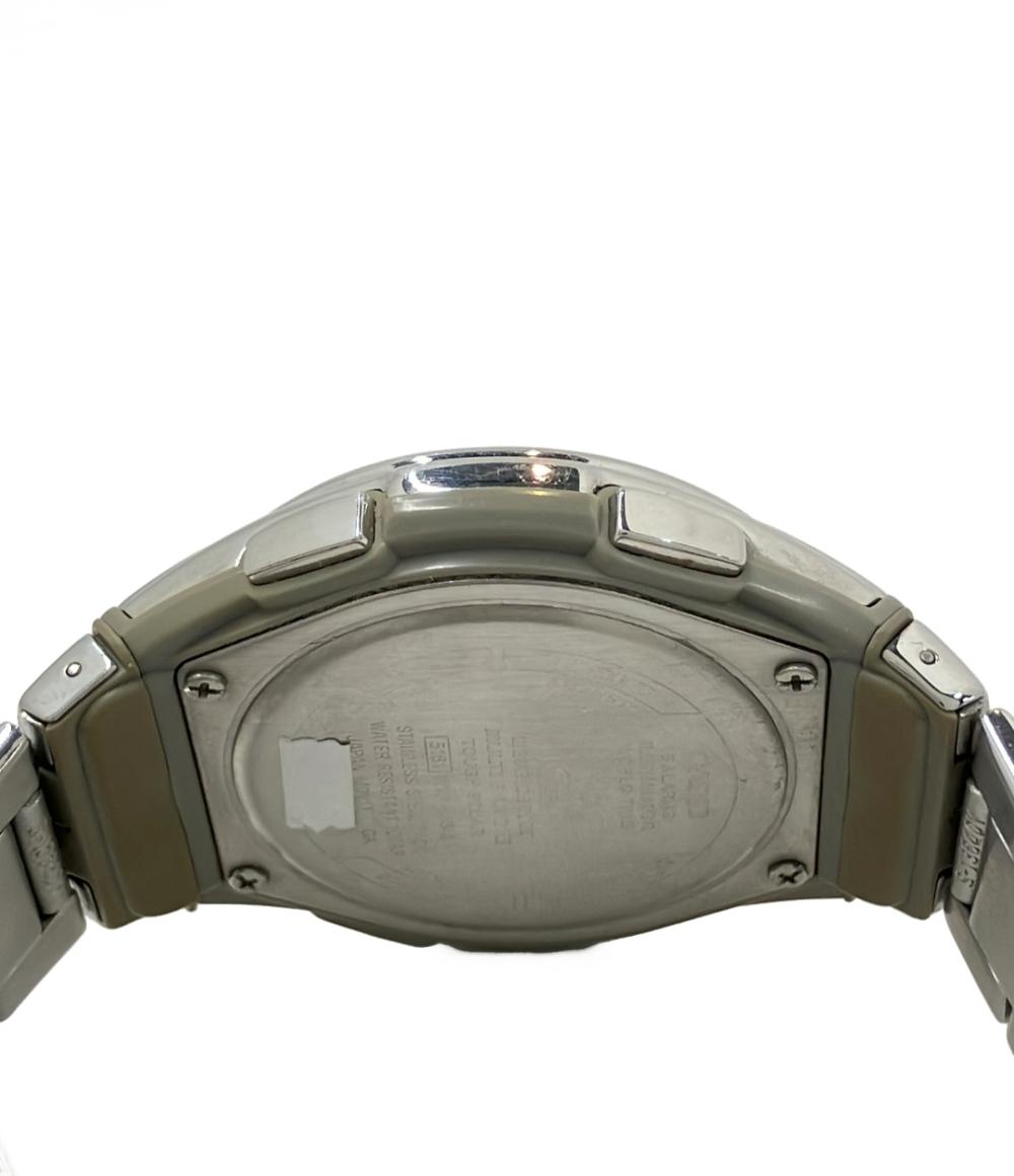 カシオ ③-26  602 CASIO　腕時計 WAVE ceptor ソーラー ブルー WVA-M640 メンズ