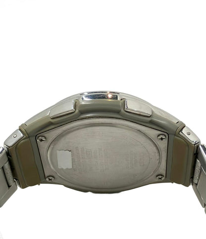 カシオ ③-26  602 CASIO　腕時計 WAVE ceptor ソーラー ブルー WVA-M640 メンズ