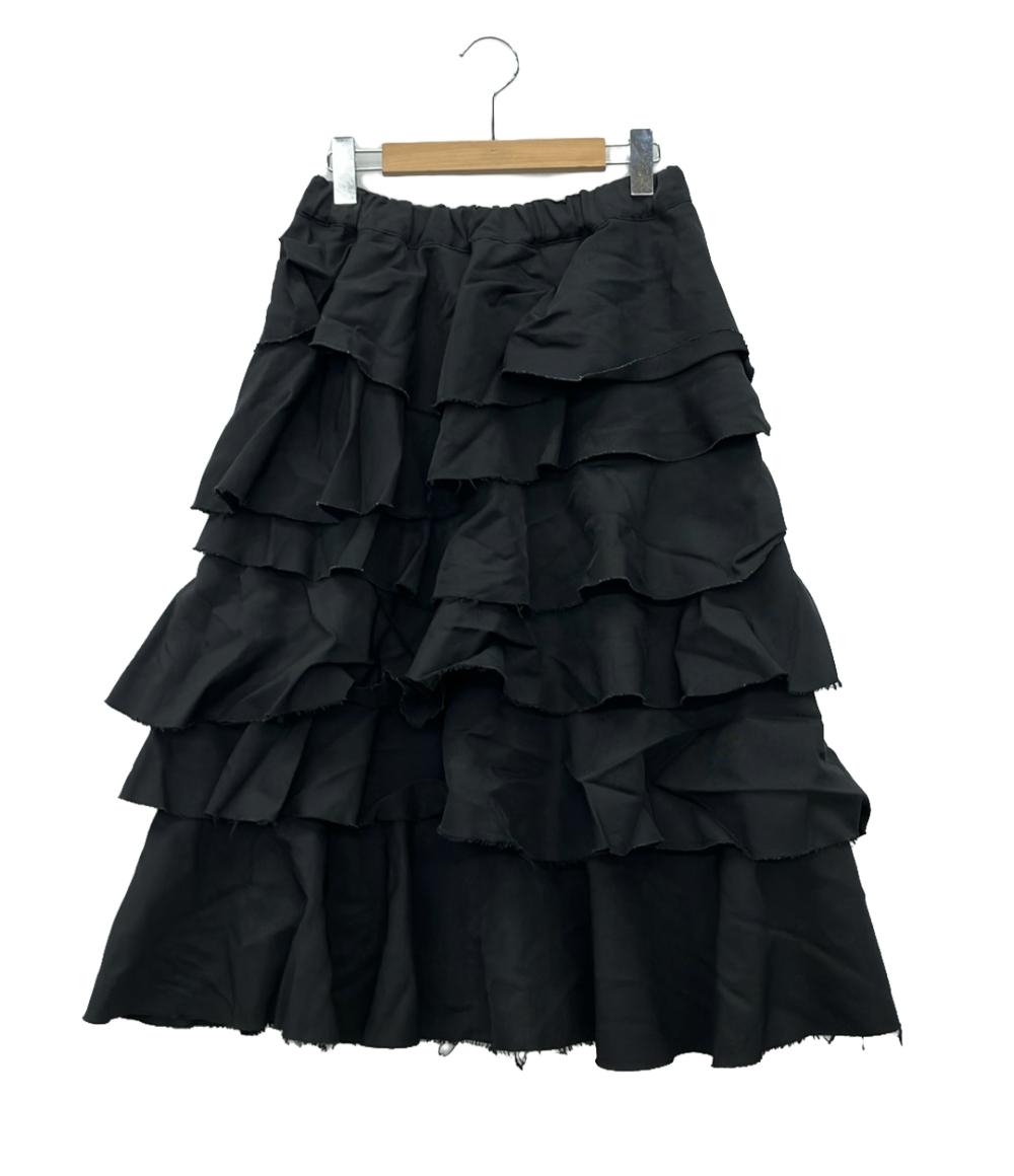 ブラックコムデギャルソン スカート Panelled Split Side Seam Skirt レディース SIZE S (XL) BLACK COMME des GARCONS