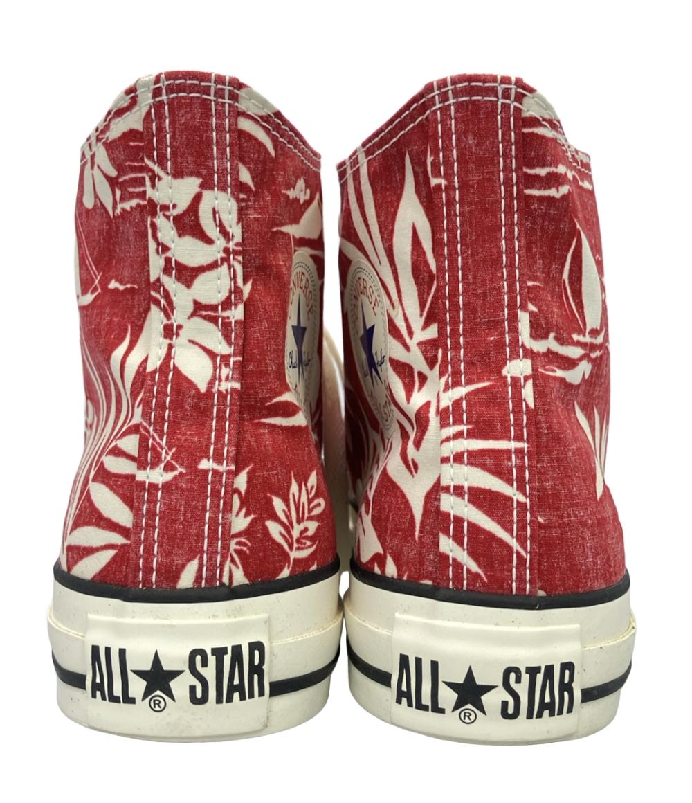 美品 CONVERSE ハイカットスニーカー オールスター アロハシャツ HI 1CK100 レディース SIZE 24.5 (L) コンバース