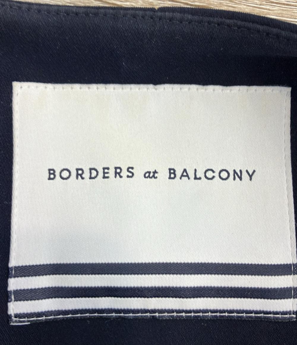 BORDERS at BALCONY ノーカラージャケット スワローテイルジャケット 21年商品 BD1921-3B-04 レディース SIZE 36 (XS) ボーダーズ アット バルコニー