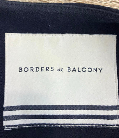 BORDERS at BALCONY ノーカラージャケット スワローテイルジャケット 21年商品 BD1921-3B-04 レディース SIZE 36 (XS) ボーダーズ アット バルコニー