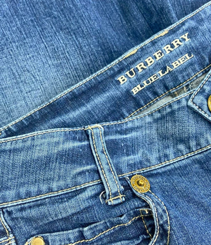 バーバリーブルーレーベル デニムパンツ ウォッシュ加工 レディース SIZE 36 (S) BURBERRY BLUE LABEL