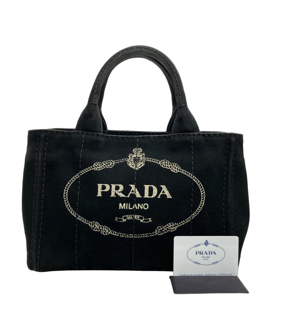 PRADA トートバッグ コットンキャンバス カナパ レディース プラダ