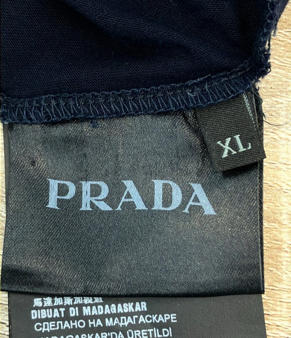 PRADA 半袖Tシャツ トライアングルロゴ UJM492  S151 メンズ SIZE XL プラダ
