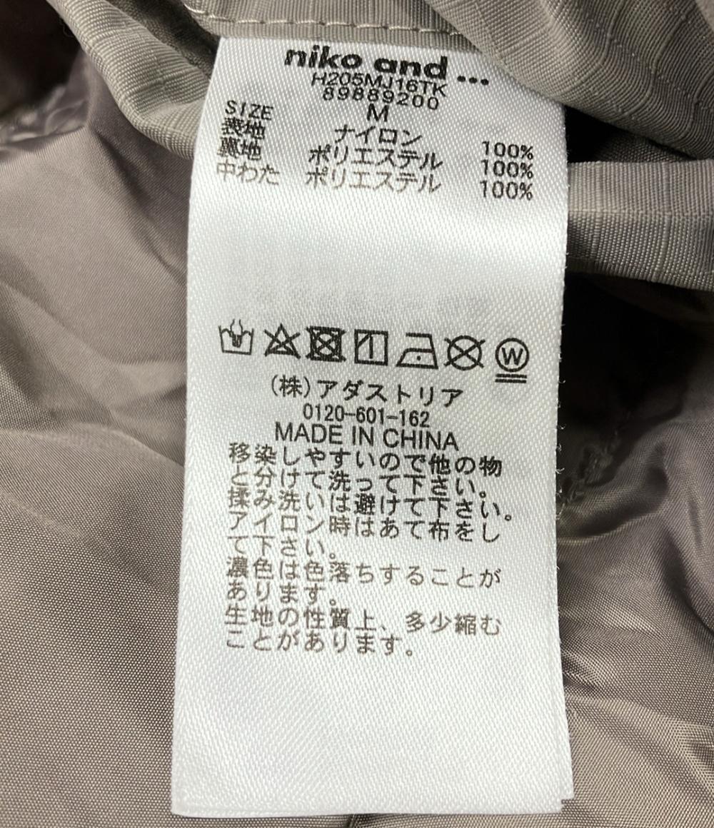 ニコアンド 中綿ジャケット レディース SIZE M (M) niko and...