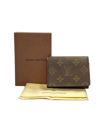 訳あり ルイヴィトン 名刺ケース カードケース アンヴェロップ・カルトドゥヴィジット モノグラム M62920 メンズ LOUIS VUITTON