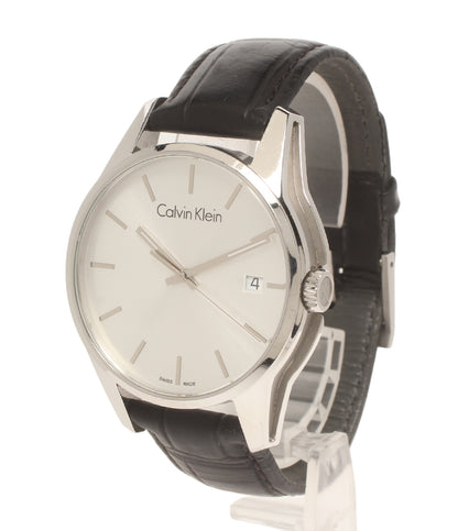 Calvin klein 腕時計 クオーツ シルバー K7K411 メンズ カルバンクライン