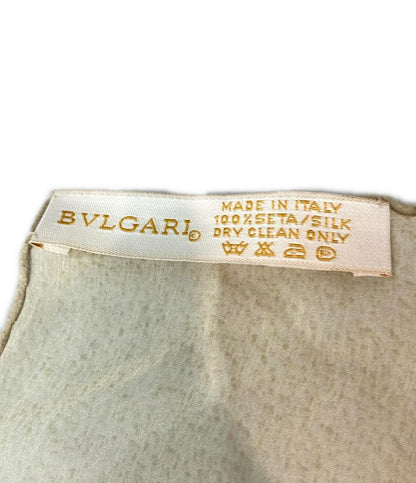 美品 ブルガリ スカーフ シルク100% 動物柄 davide pizzigoni レディース BVLGARI
