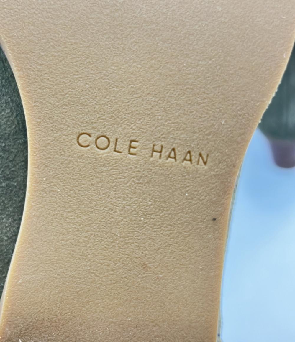 訳あり COLE HAAN ショートブーツ サイドジップ レディース SIZE 8 1/2 C (25.5cm) コールハーン