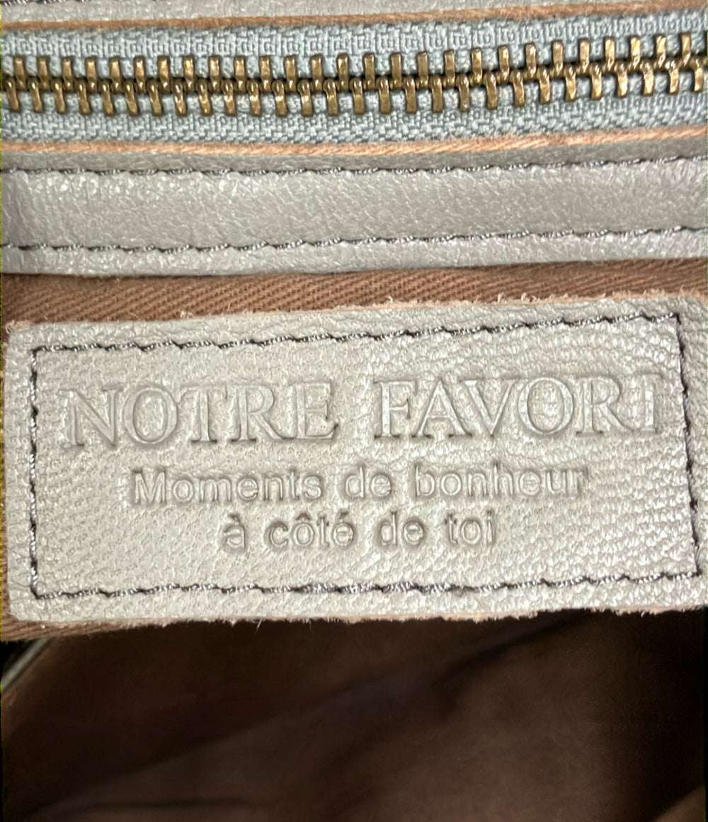 NOTORE FAVORI トートバッグ レザー レディース ノートルファボリ