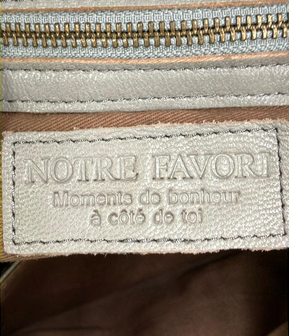 NOTORE FAVORI トートバッグ レザー レディース ノートルファボリ