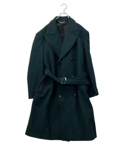 LOUIS VUITTON チェスターコート ダークグリーン  ダブルブレスト ベルト付き RM142M H6C21WUFW メンズ SIZE 56 (XXXL) ルイ・ヴィトン