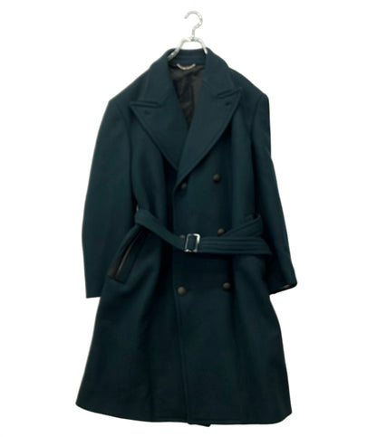 LOUIS VUITTON チェスターコート ダークグリーン  ダブルブレスト ベルト付き RM142M H6C21WUFW メンズ SIZE 56 (XXXL) ルイ・ヴィトン