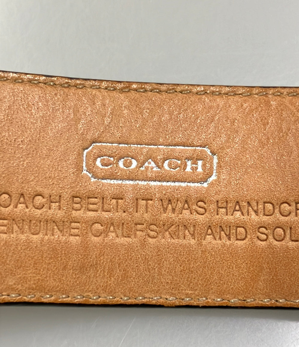 COACH ベルト レザー メンズ コーチ