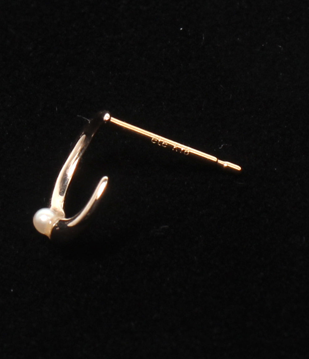 ete ピアス K10 K18 ベビーパール 2mm レディース エテ