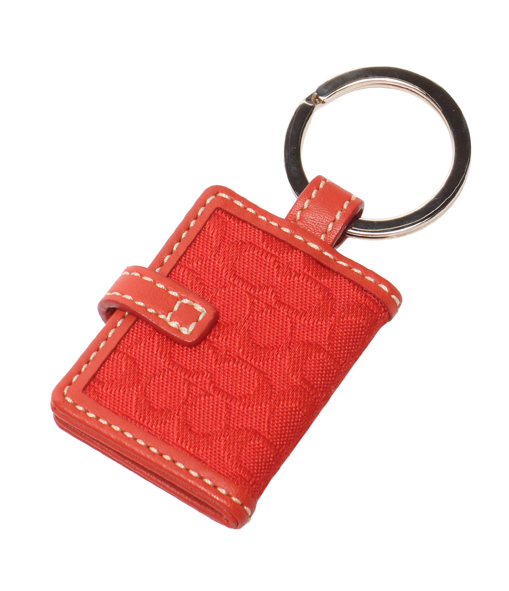 美品 COACH ピクチャーフレームキーホルダー シグネチャー コーチ