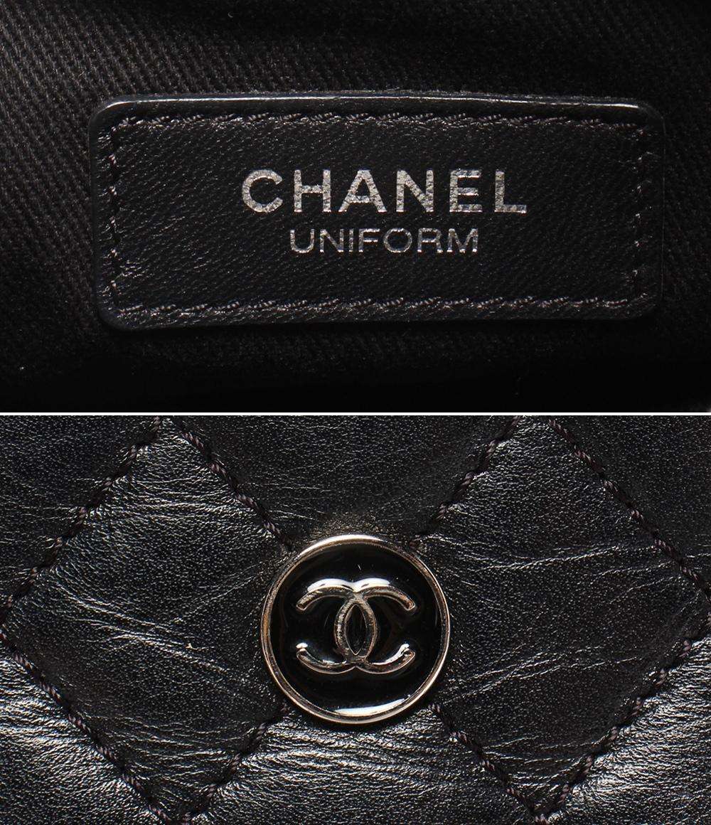 美品 シャネル ポシェット ショルダーバッグ 斜め掛け ココボタン マトラッセ レディース CHANEL