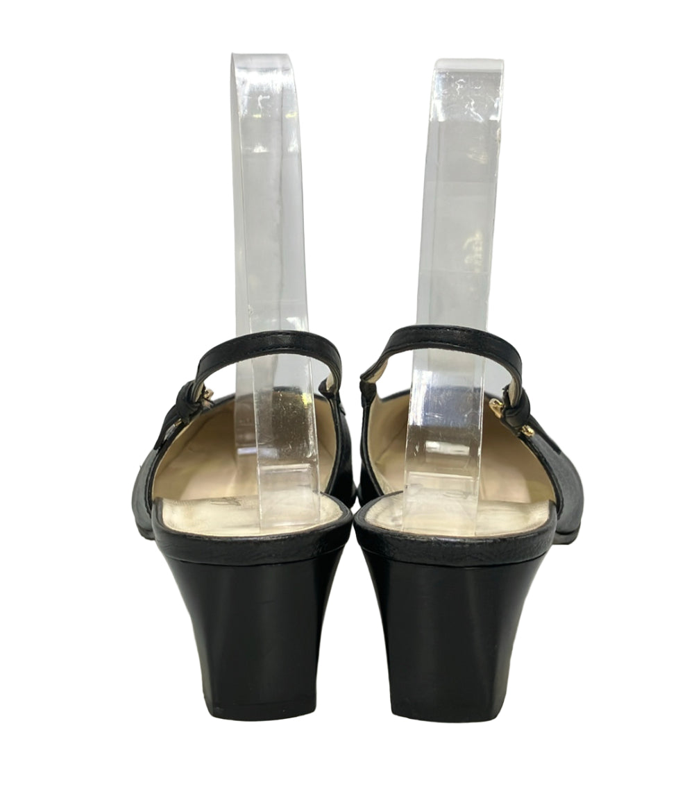 Salvatore Ferragamo スリングバッグパンプス ガンチーニ DY 23171 レディース SIZE 6 サルヴァトーレフェラガモ