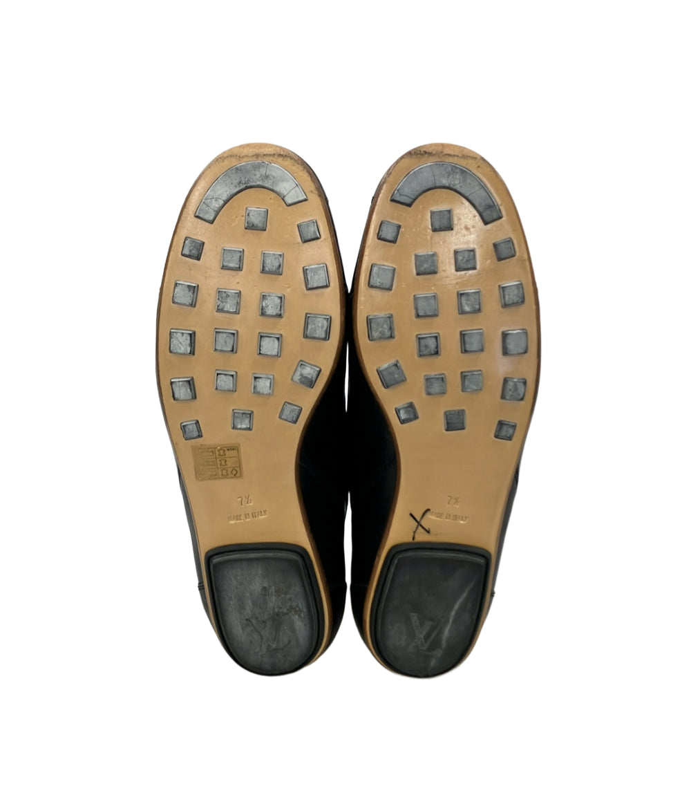 訳あり LOUIS VUITTON ローカットスニーカー レザー メンズ SIZE 7 1/2 (26.5cm) ルイ・ヴィトン