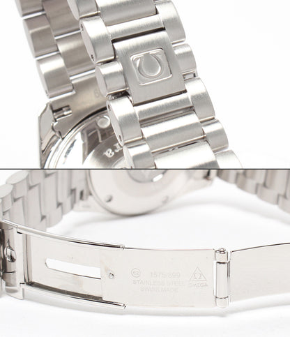 美品 OMEGA 腕時計 アクアテラ シーマスター クオーツ シルバー 2518.30 メンズ オメガ