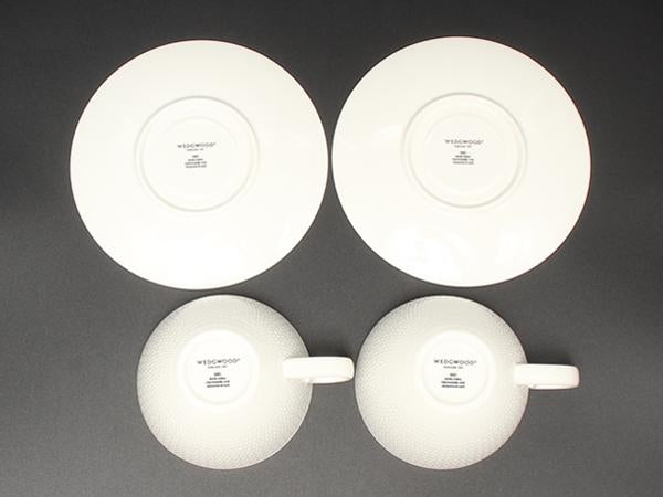 美品 ウエッジウッド カップ＆ソーサー 2客セット ペア ジオ GIO WEDGWOOD