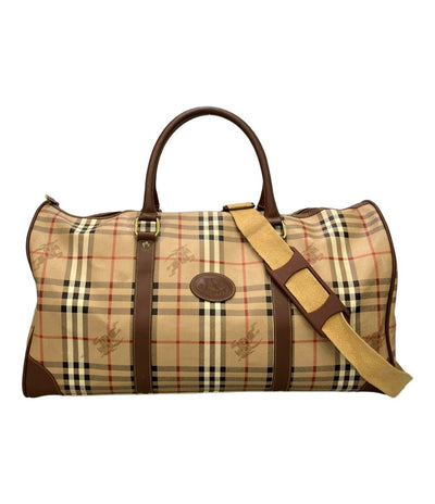 バーバリーズ 2WAY ボストンバッグ ショルダーバッグ 斜め掛け メンズ Burberrys
