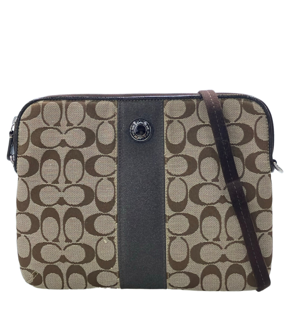 美品 COACH ショルダーバッグ シグネチャー レディース コーチ