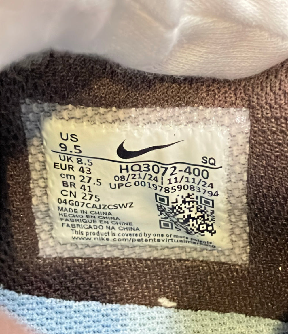 NIKE ローカットスニーカー Travis Scott × Nike Zoom Field Jaxx HQ3072-400 メンズ SIZE 27.5 ナイキ