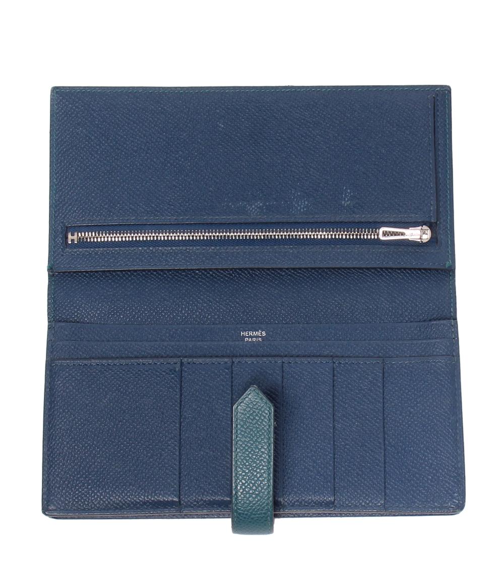 HERMES 長財布 D刻印 シルバー金具 ベアンスフレ レディース メンズ