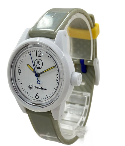 シチズン 腕時計 Q&Q ソーラー ホワイト RP01 J015 ユニセックス CITIZEN