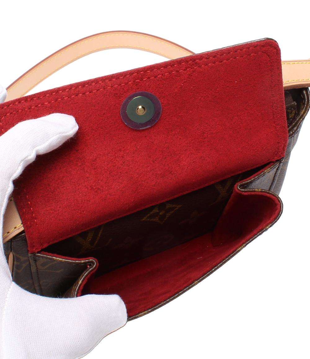 美品 LOUIS VUITTON ショルダーバッグ 肩掛け 斜め掛け ヴィバシテPM モノグラム M51165 レディース ルイ・ヴィトン