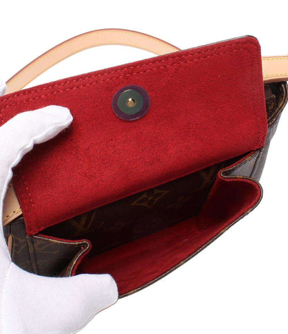 美品 LOUIS VUITTON ショルダーバッグ 肩掛け 斜め掛け ヴィバシテPM モノグラム M51165 レディース ルイ・ヴィトン