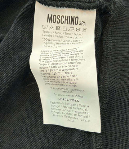 美品 モスキーノ ジップアップスウェット レディース SIZE 50 (XL) MOSCHINO