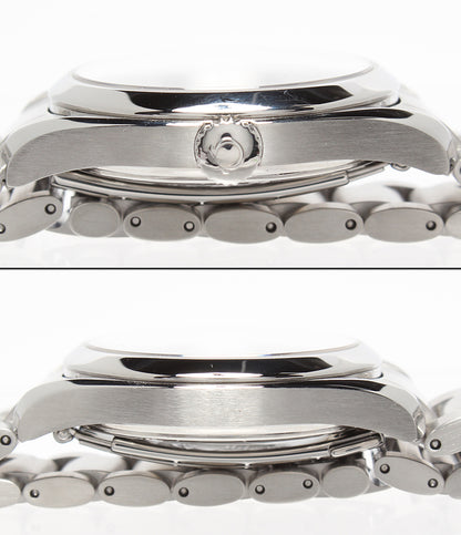 美品 OMEGA 腕時計 アクアテラ シーマスター クオーツ シルバー 2518.30 メンズ オメガ