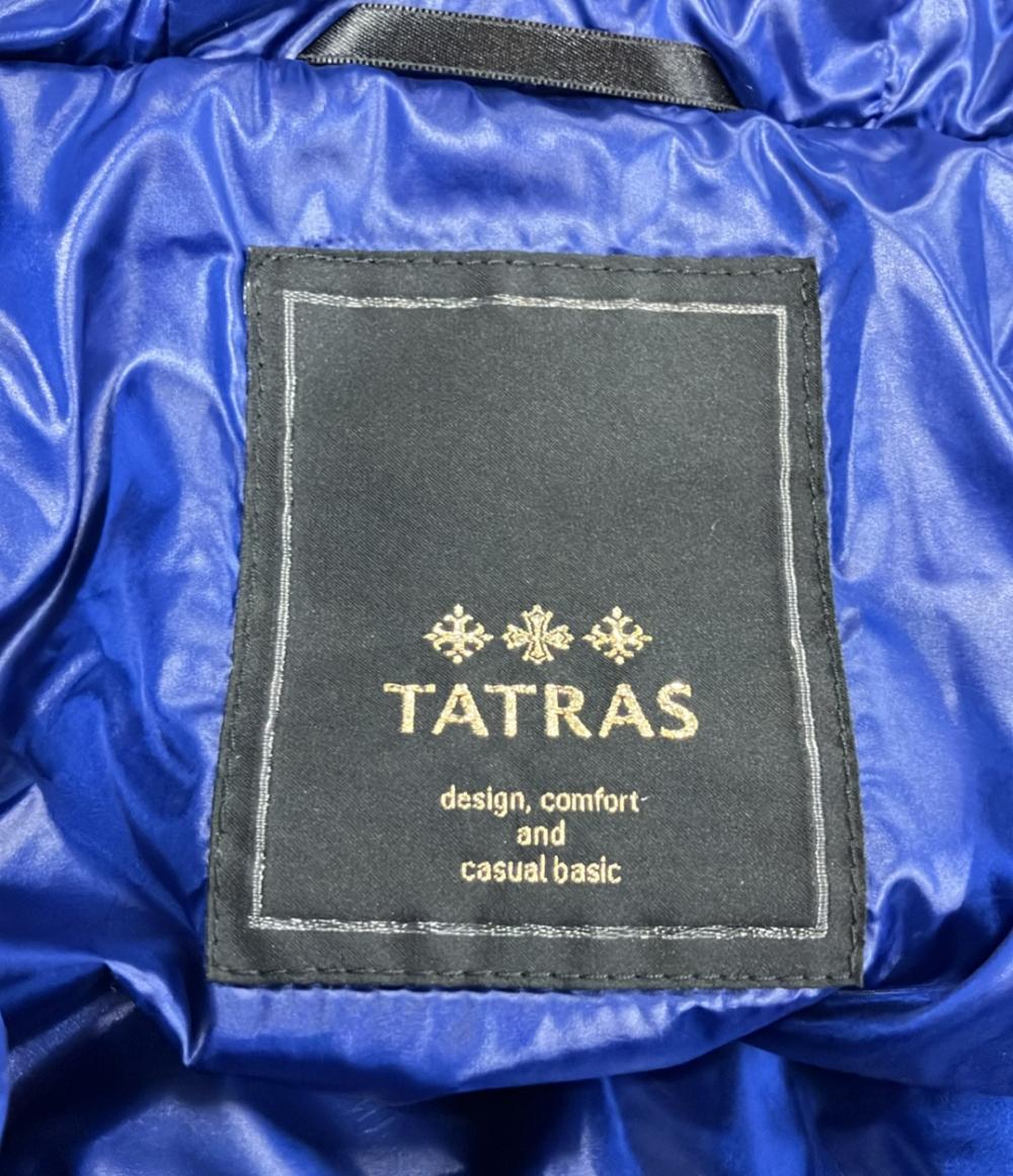 美品 タトラス ラクーンファーキルティングナイロンフーデッドロングダウンコート アウター ジャケット レディース TATRAS