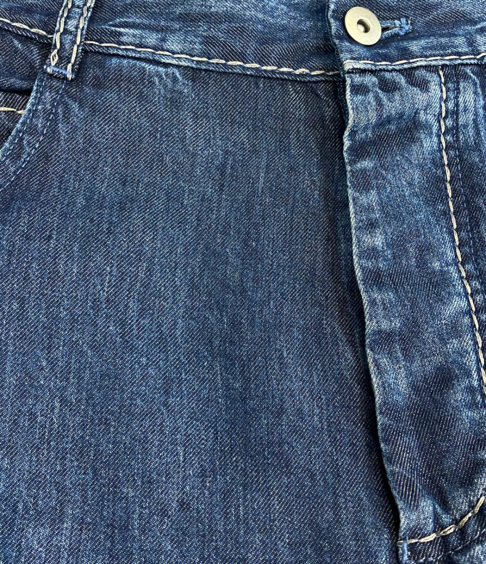 BOTTEGA VENETA トライアングルステッチ デニム パンツ 654286 V0SH0 レディース SIZE 40 (M) ボッテガ・ヴェネタ
