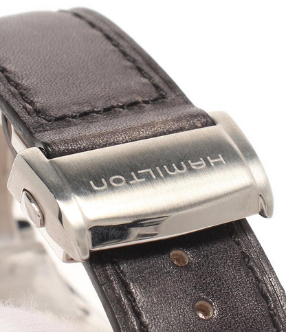 HAMILTON 腕時計 ジャズマスター スピリット オブ リバティ クロノグラフ 自動巻き シルバー H324160 メンズ ハミルトン