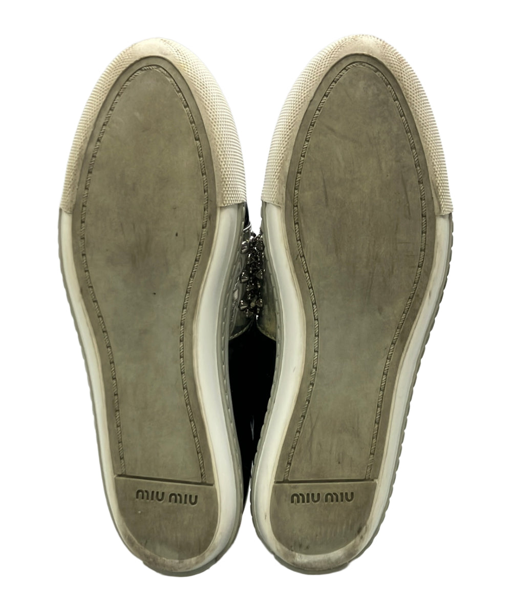 Miu Miu ローカットスニーカー 5E487A レディース SIZE 37 1/2 ミュウ ミュウ