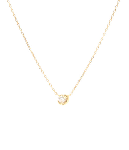 美品 STAR JEWELRY ネックレス K18 ダイヤ 0.04ct レディース スタージュエリー