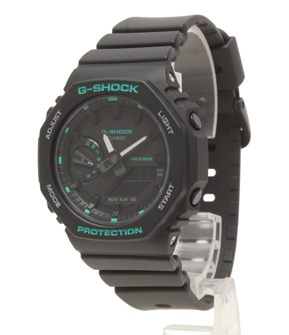 美品 カシオ 腕時計 G-SHOCK クオーツ ブラック GMA-S2100GA メンズ CASIO