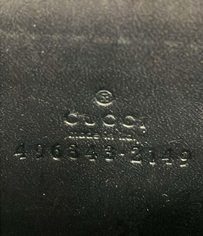 グッチ ラウンドファスナー コインケース ナイトクーリエ レザー GGスプリーム 496343 2149 メンズ GUCCI