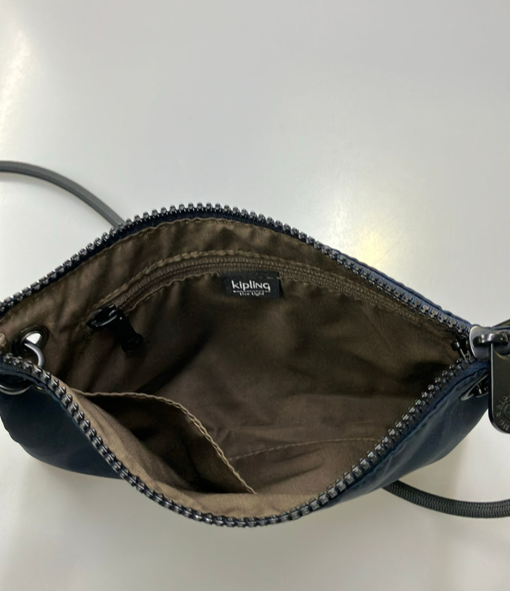 美品 Kipling ショルダーバック 斜め掛け ナイロン レディース キプリング