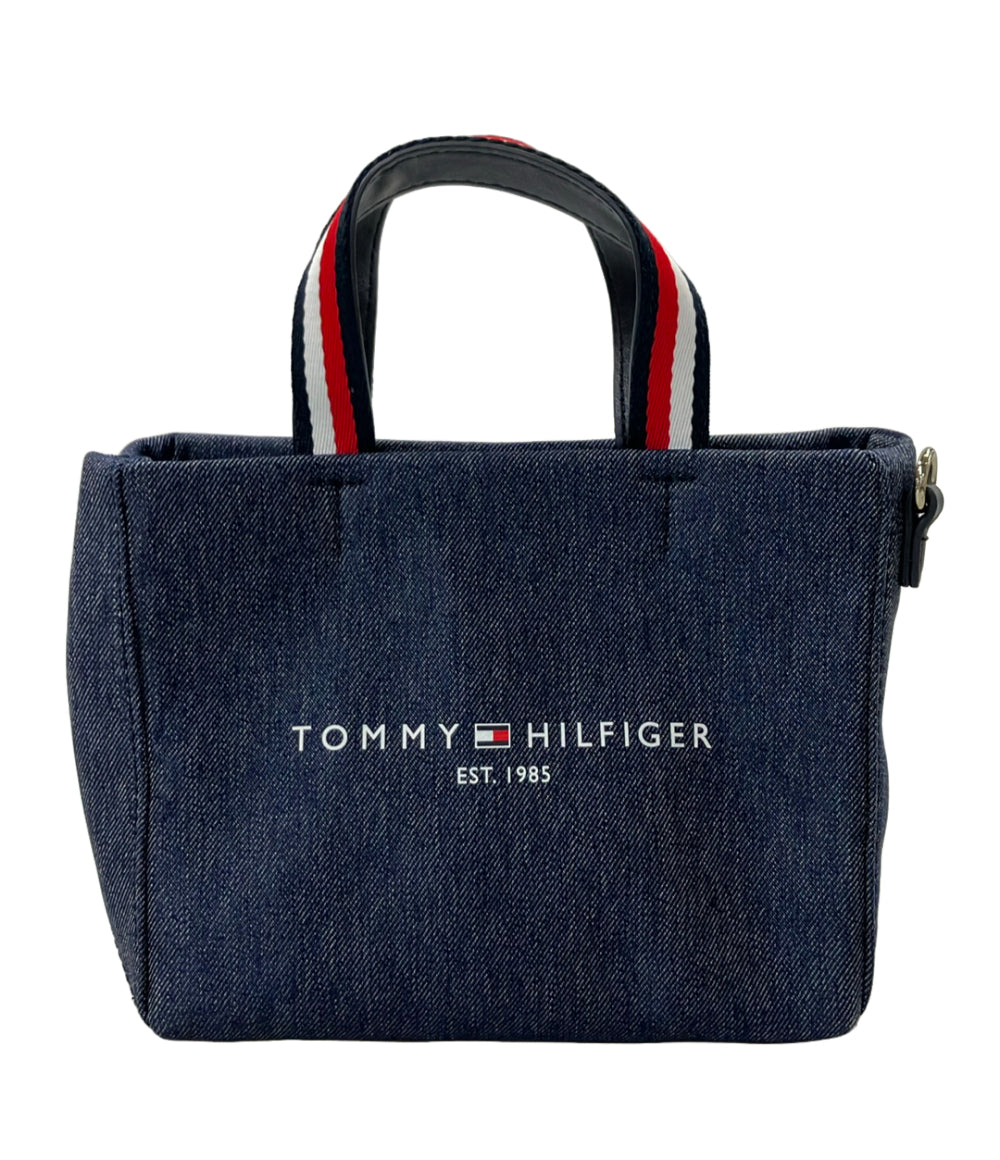 美品 TOMMY HILFIGER 2way バンドバッグ ショルダーバッグ 斜め掛け レディース トミーヒルフィガー
