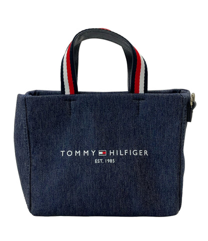 美品 TOMMY HILFIGER 2way バンドバッグ ショルダーバッグ 斜め掛け レディース トミーヒルフィガー