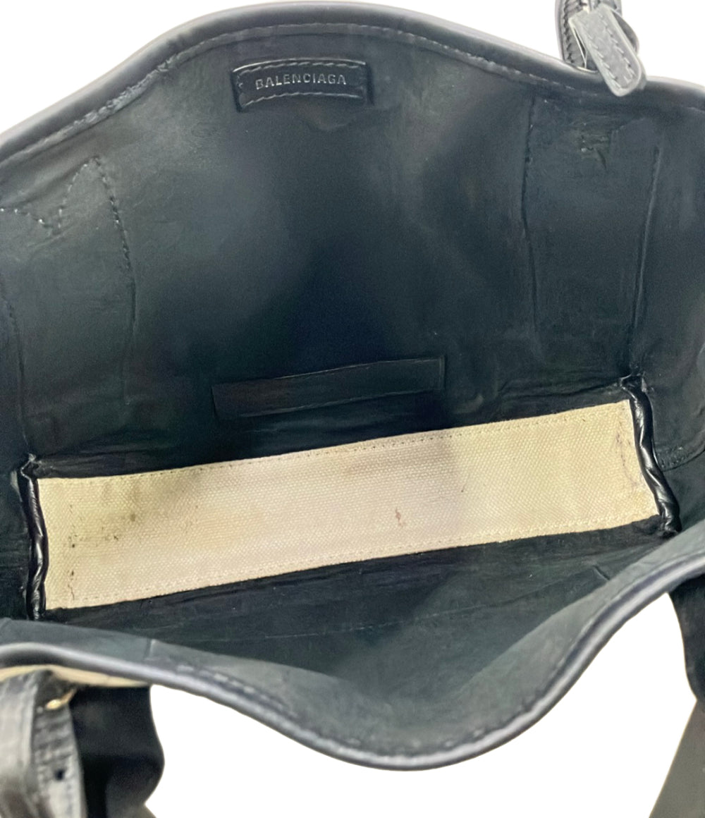 訳あり BALENCIAGA 2way ハンドバッグ ショルダーバッグ 斜め掛け ロゴ カバ CABAS レディース バレンシアガ